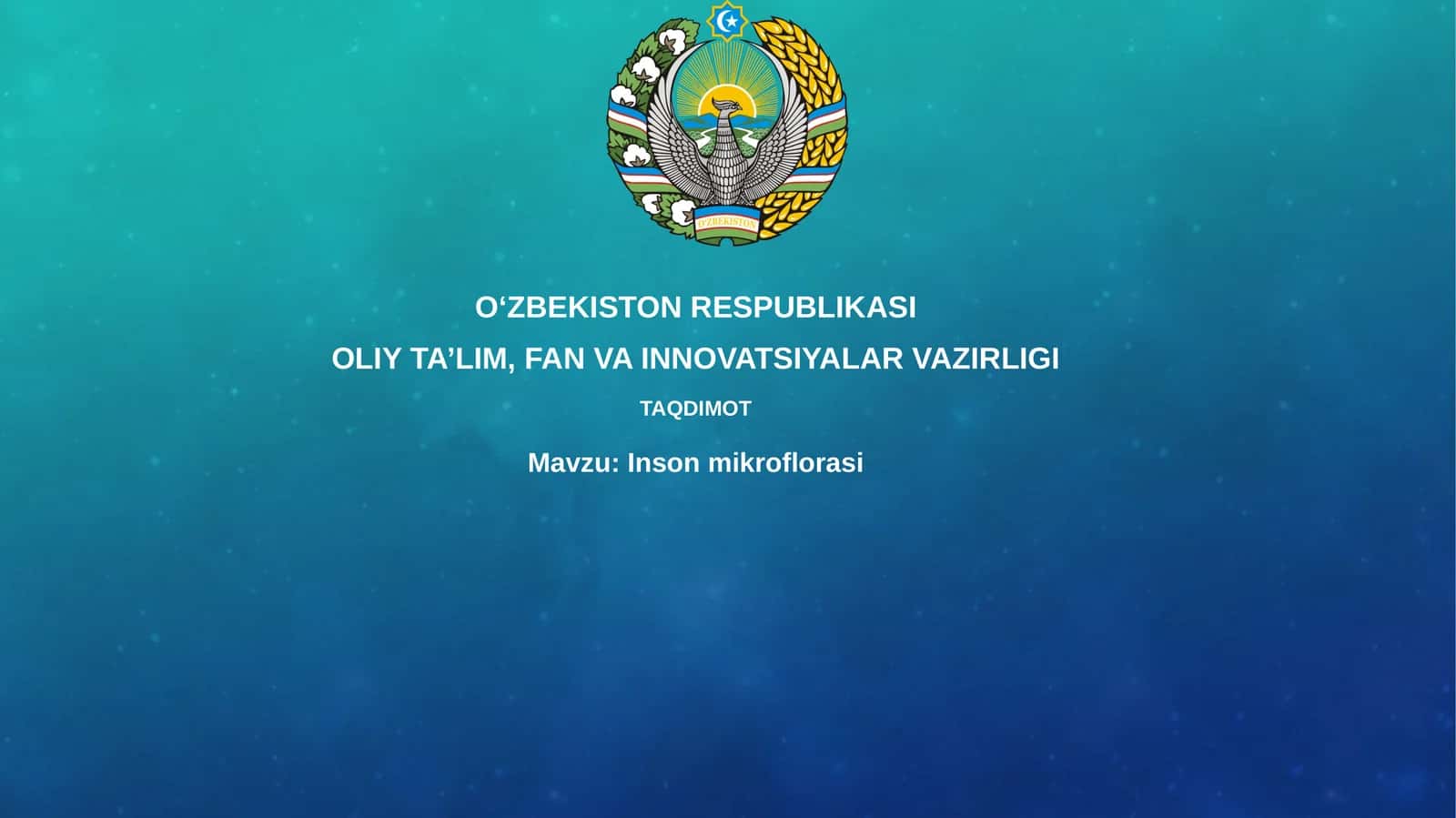 Inson mikroflorasi 1