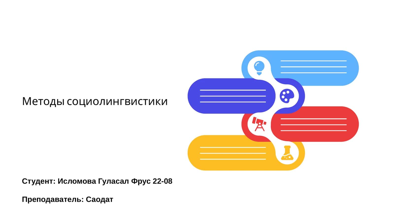 Методы социолингвистики 1