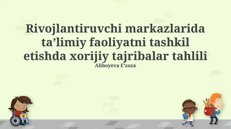 Kelajakdagi istiqbollar 1