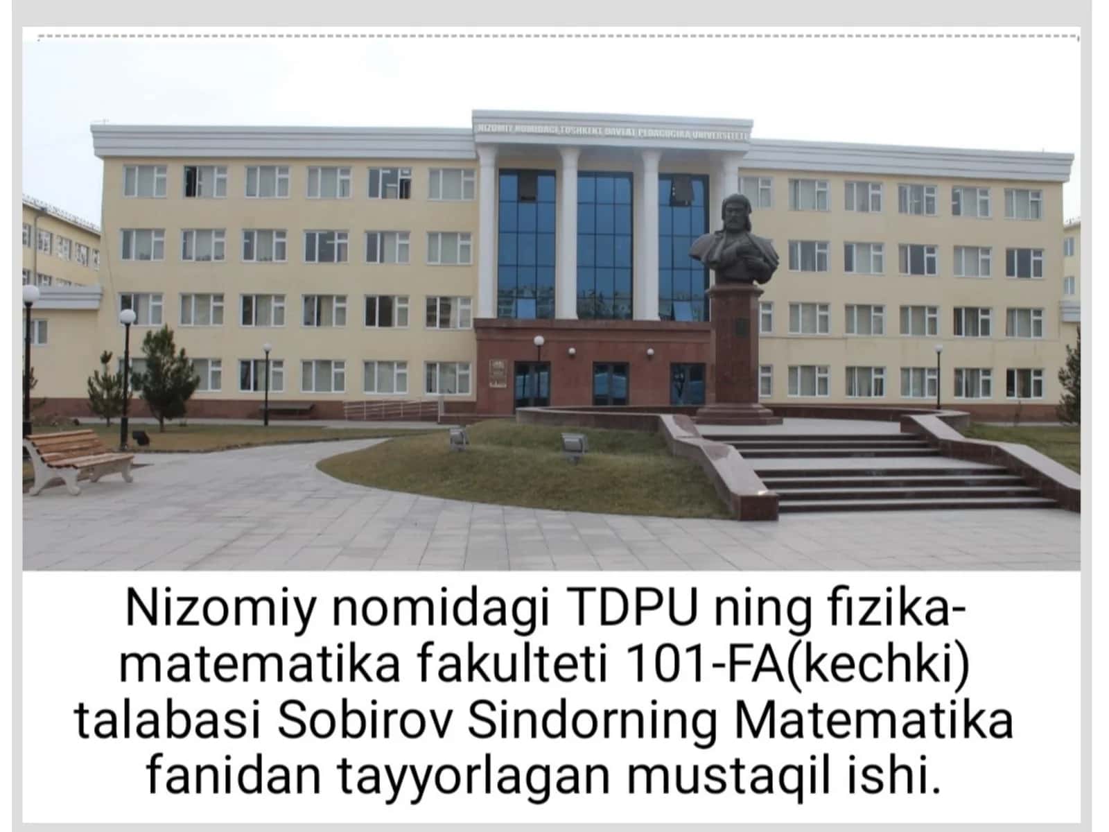 Uchkarrali integralning xossalari 1