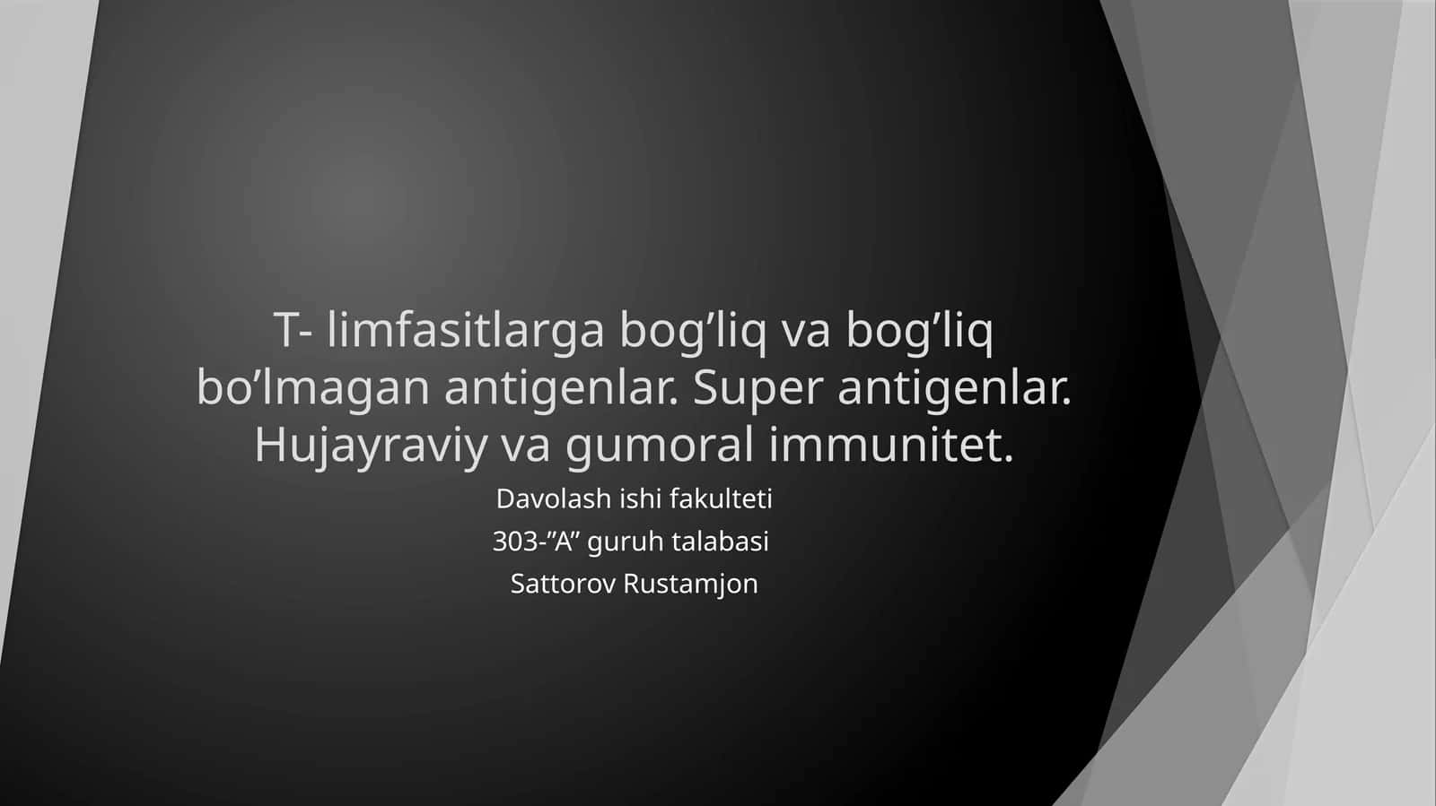 T-limfasitlar 1