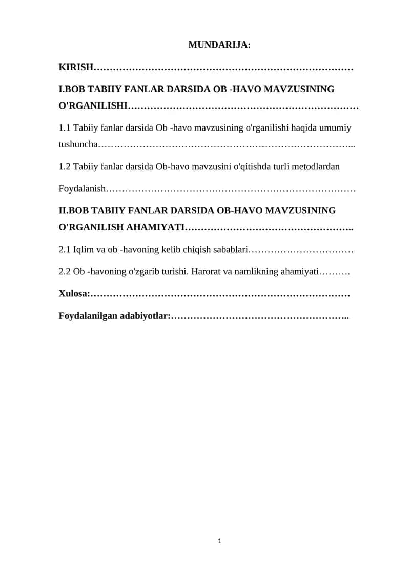 Ob-havo mavzusi 1