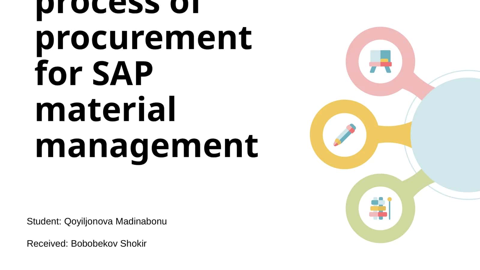 SAP material management procurement process 1
