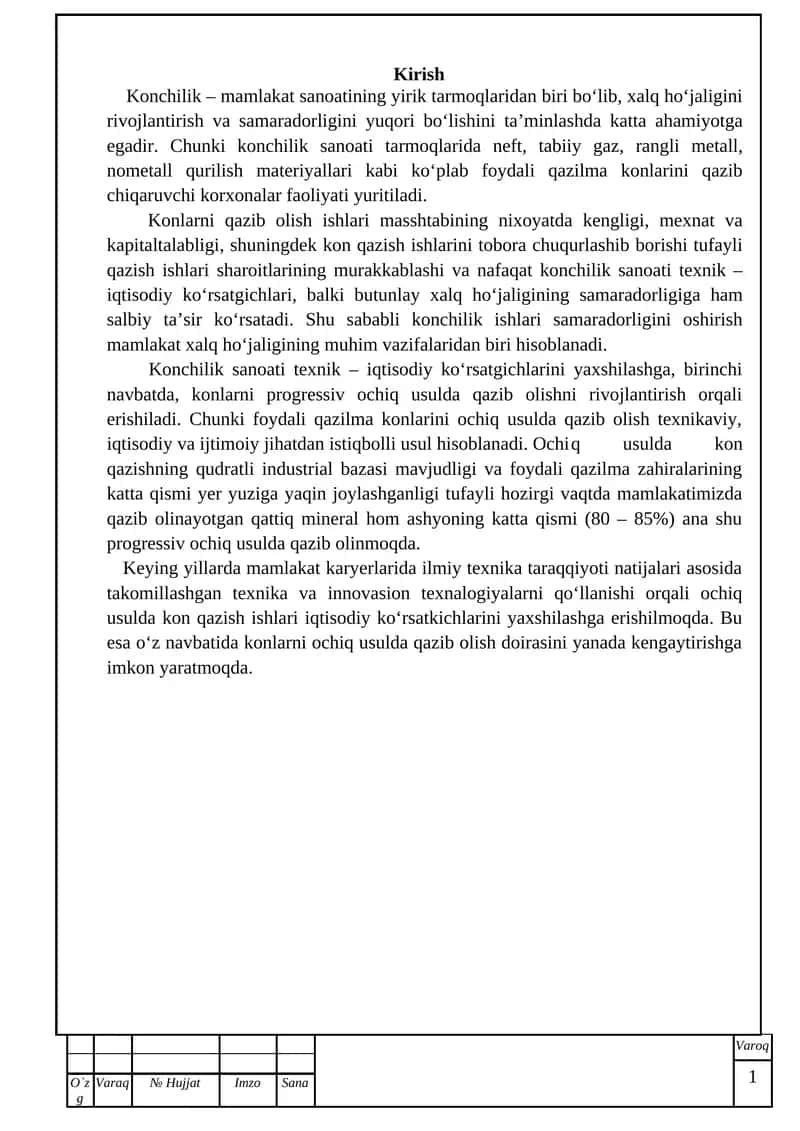 Kurs ishi karyer 1