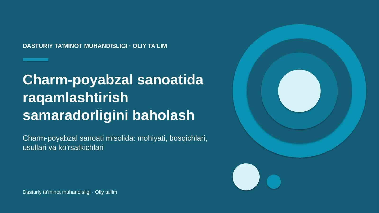 Charm-poyabzal sanoatida raqamlashtirish samaradorligini baholash 1
