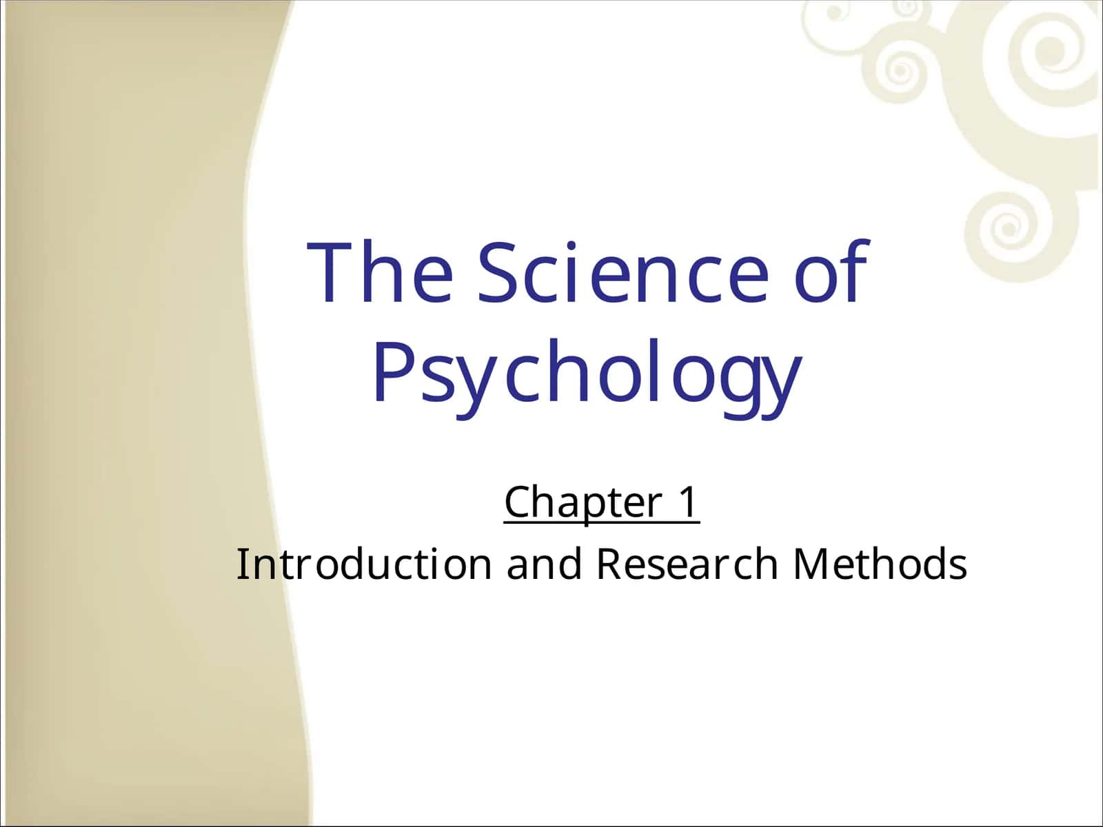 The Science of Psychology 1