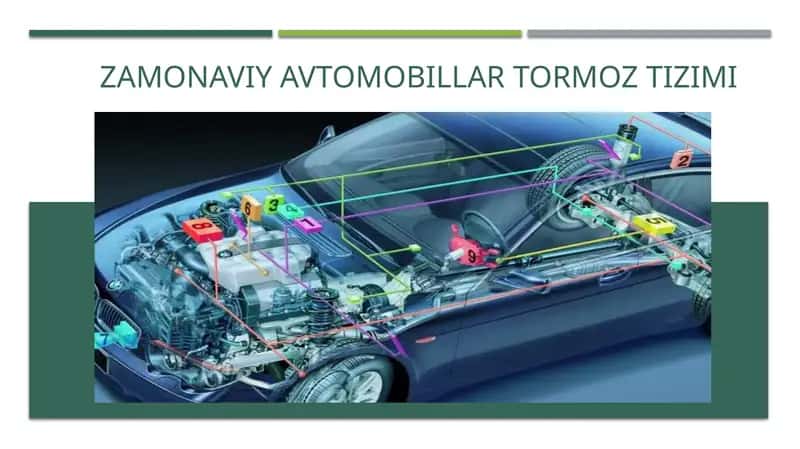 zamonaviy avtomobillar tormoz tizimi 1