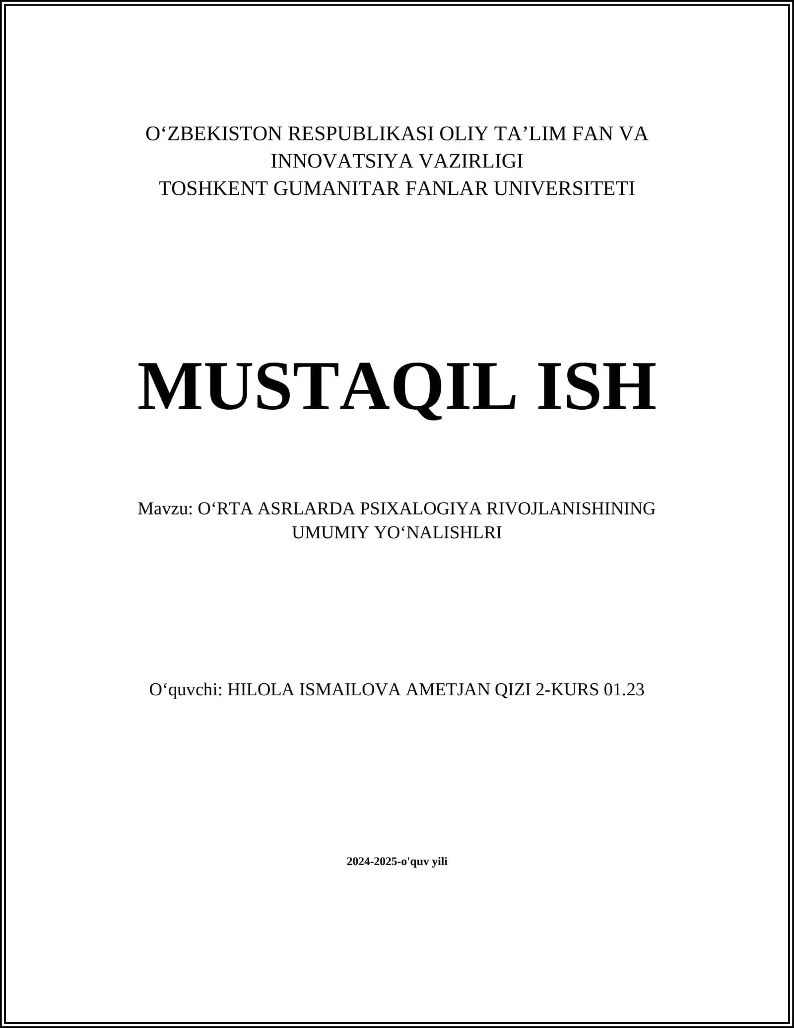 Antik Davr va Orta Asrlarda Psixologiya Tushunchasi 1