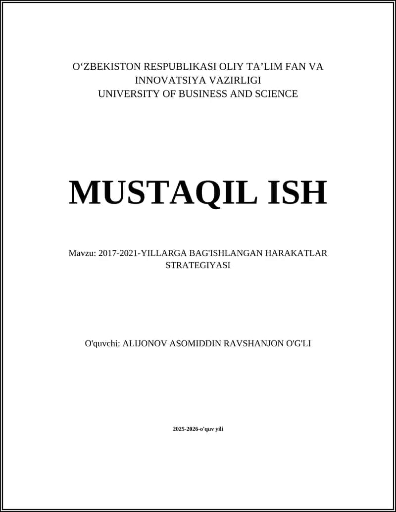2017-2021-YILLARGA BAG'ISHLANGAN HARAKATLAR STRATEGIYASI 1