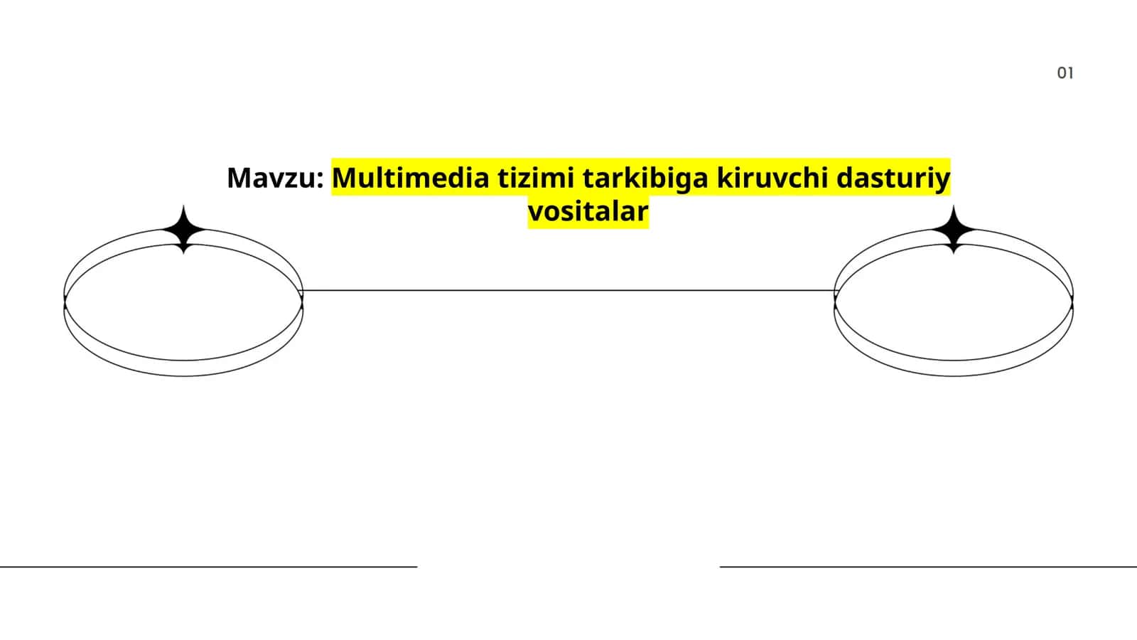 Multimedia tizimi tarkibiga kiruvchi dasturiy vositalar 1
