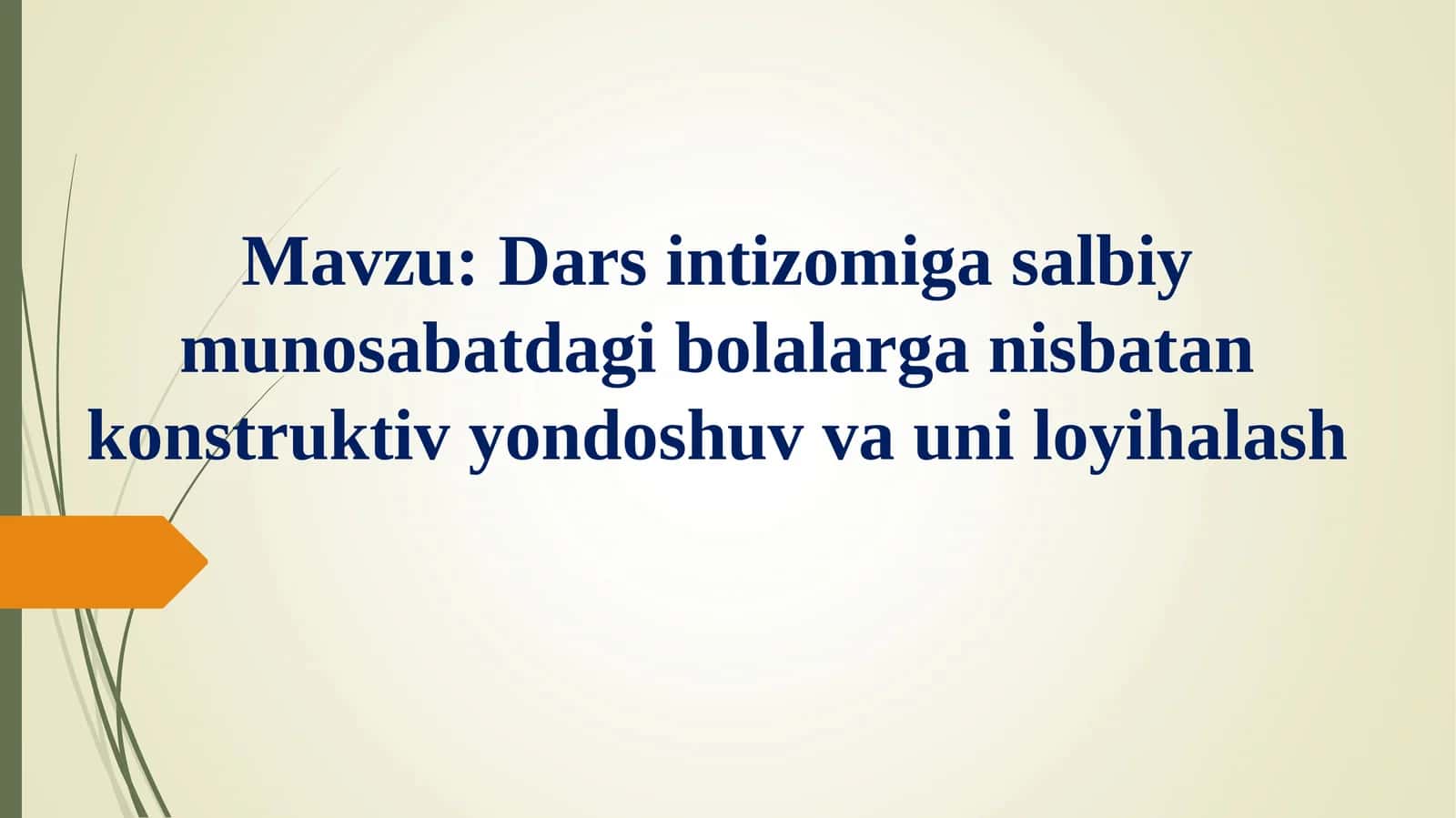 Yoshlar tarbiyasi 1