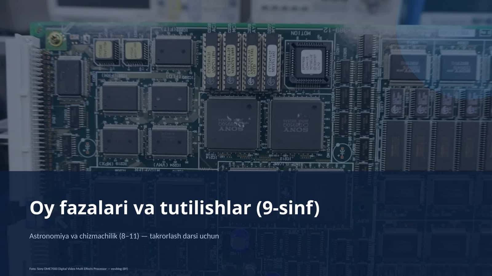 Oy fazalari va tutilishlar (9-sinf) 1