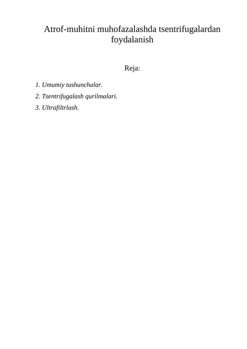 Tsentrifuga 1
