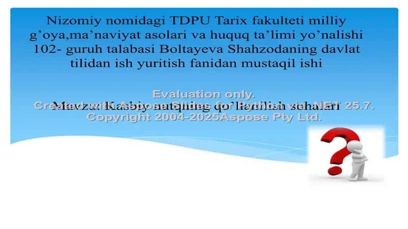 Kasbiy nutqning qo’llanilish sohalari 1