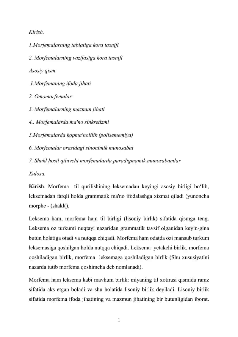 Morfema Til Tuzilishi 1