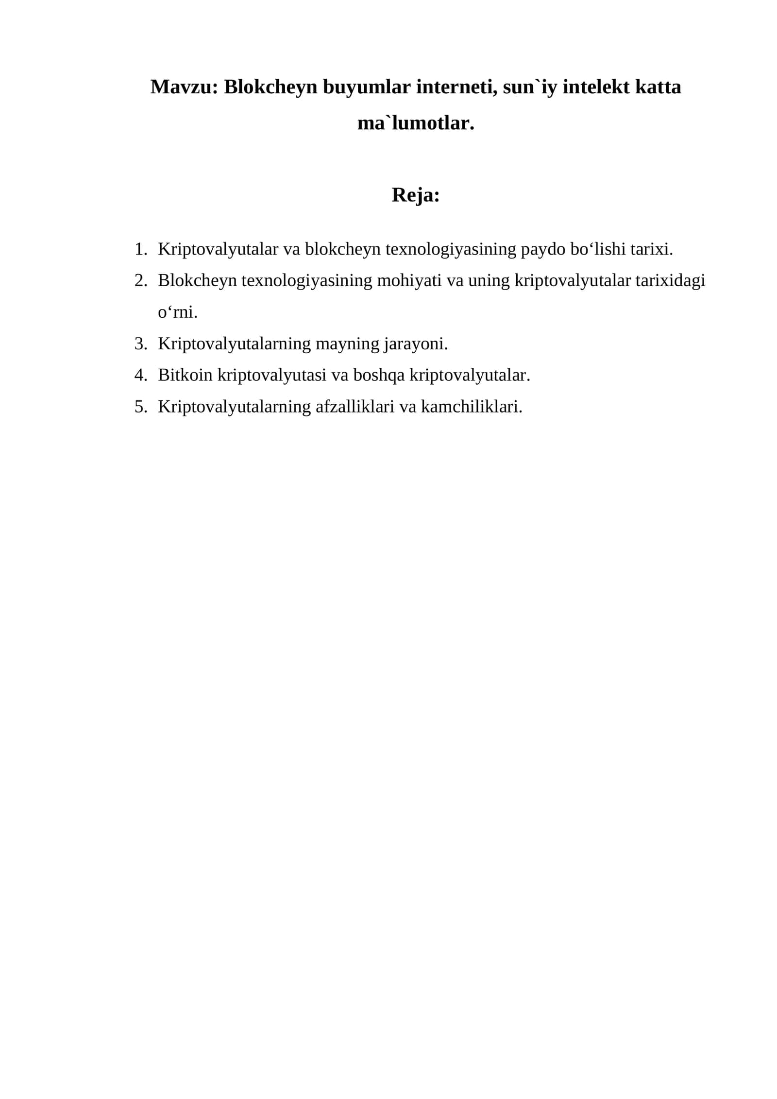 Blokcheyn buyumlar interneti va sun`iy intelekt 1