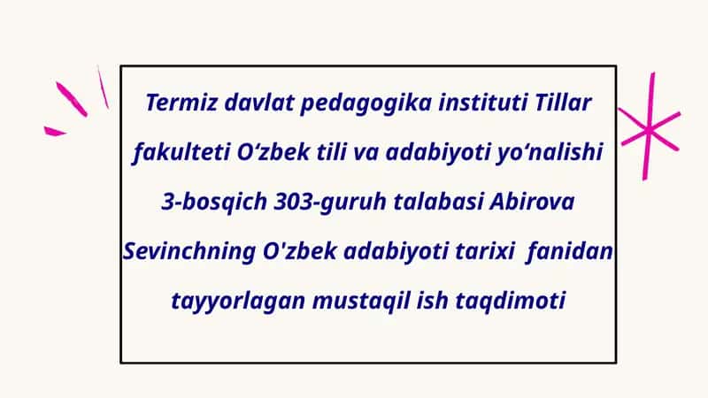 Z.M.Bobur lirikasida Vatansog'inchi 1