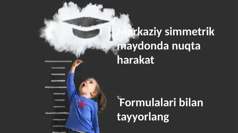 Markaziy simmetrik maydonda nuqta harakat 1