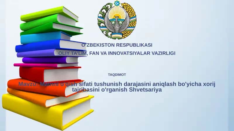 Shveytsariya ta'lim tizimi 1