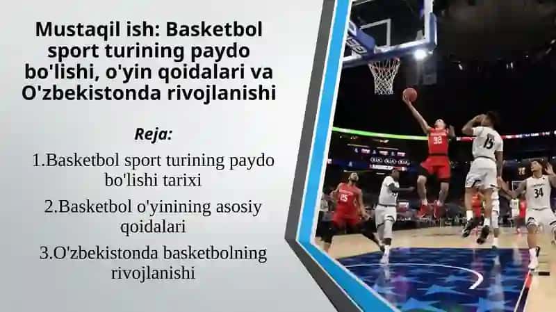 Basketbol sport turining paydo bo'lishi