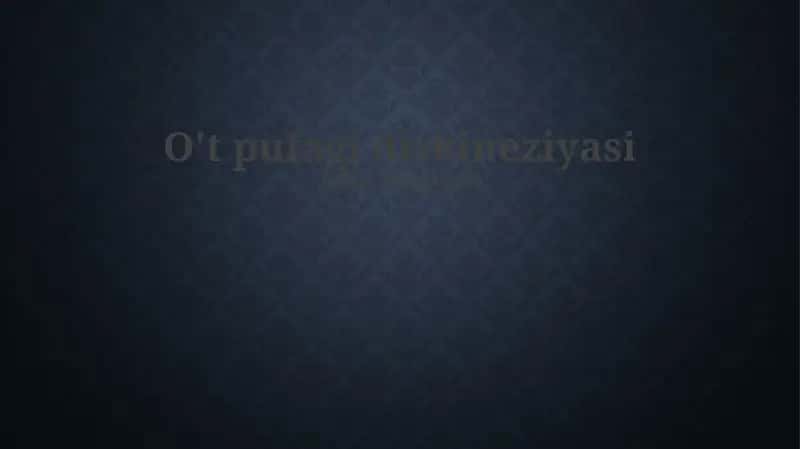 O't pufagi diskineziyasi 1