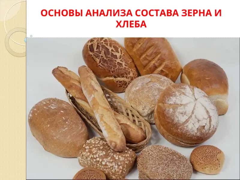 ОСНОВЫ АНАЛИЗА СОСТАВА ЗЕРНА И ХЛЕБА 1