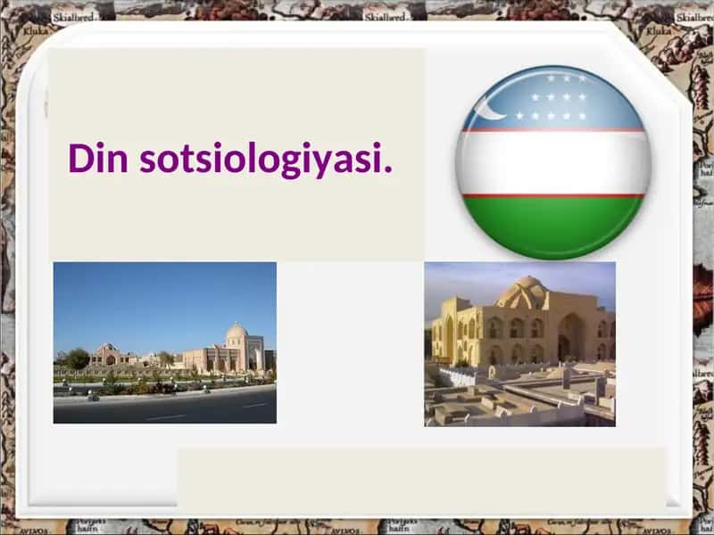 Din sotsiologiyasi 1