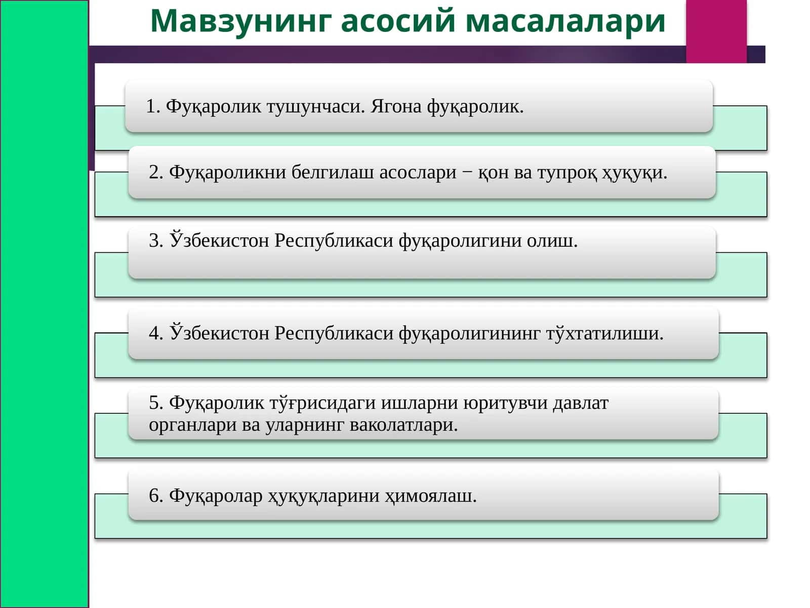 Фуқаролик тушунчаси 1