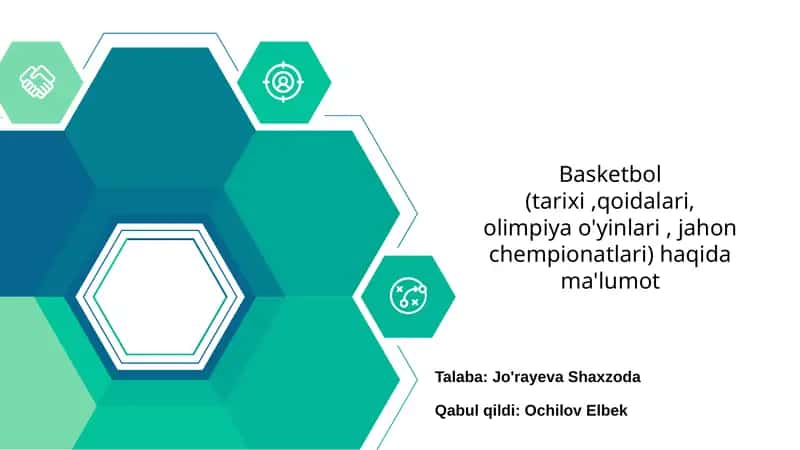 Basketbol haqida ma'lumot 1