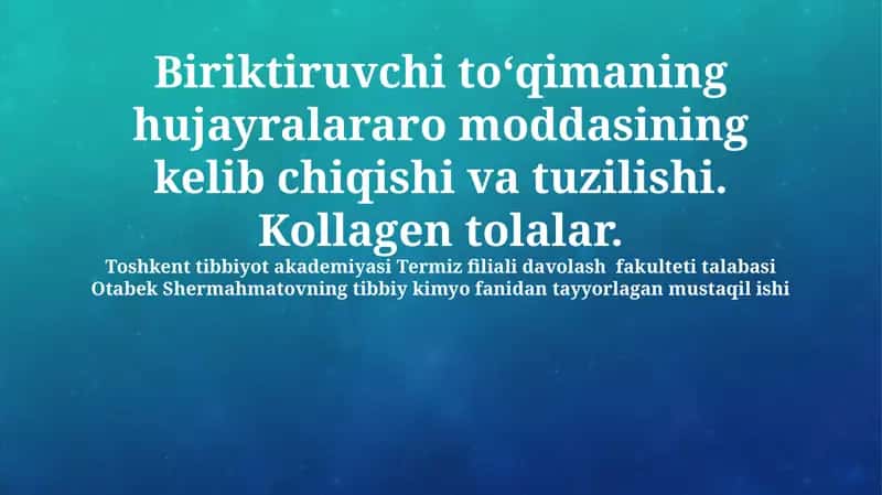 Kollagen Tolalar 1