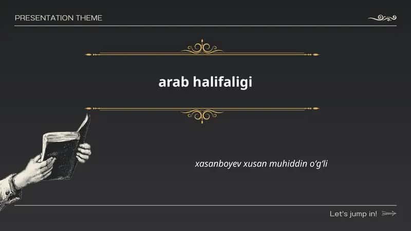 Arab xalifaligi tarixi 1