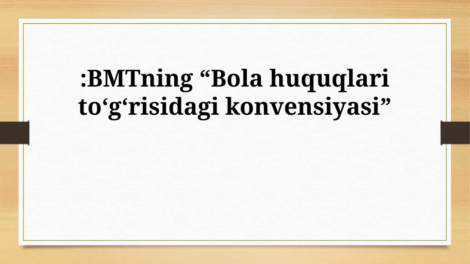 Nogiron bolalar huquqlari 1