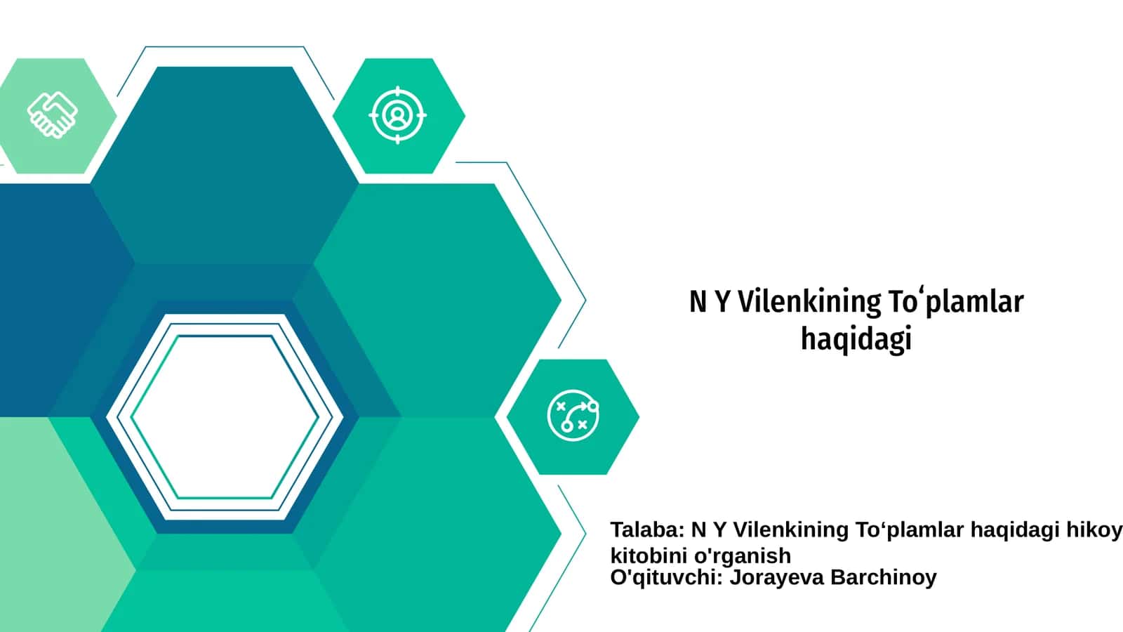 N Y Vilenkining Toʻplamlar haqidagi 1