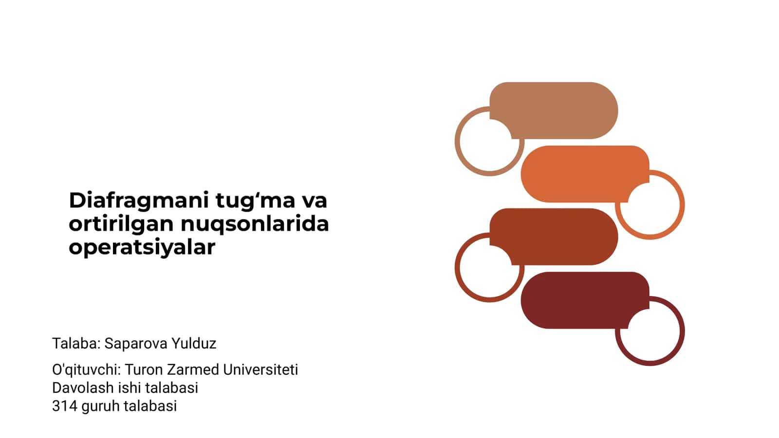Diafragmani tugʻma va ortirilgan nuqsonlarida operatsiyalar 1