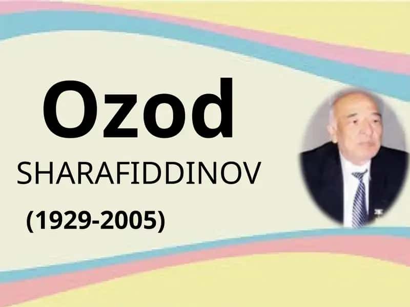 Ozod SHARAFIDDINOV 1