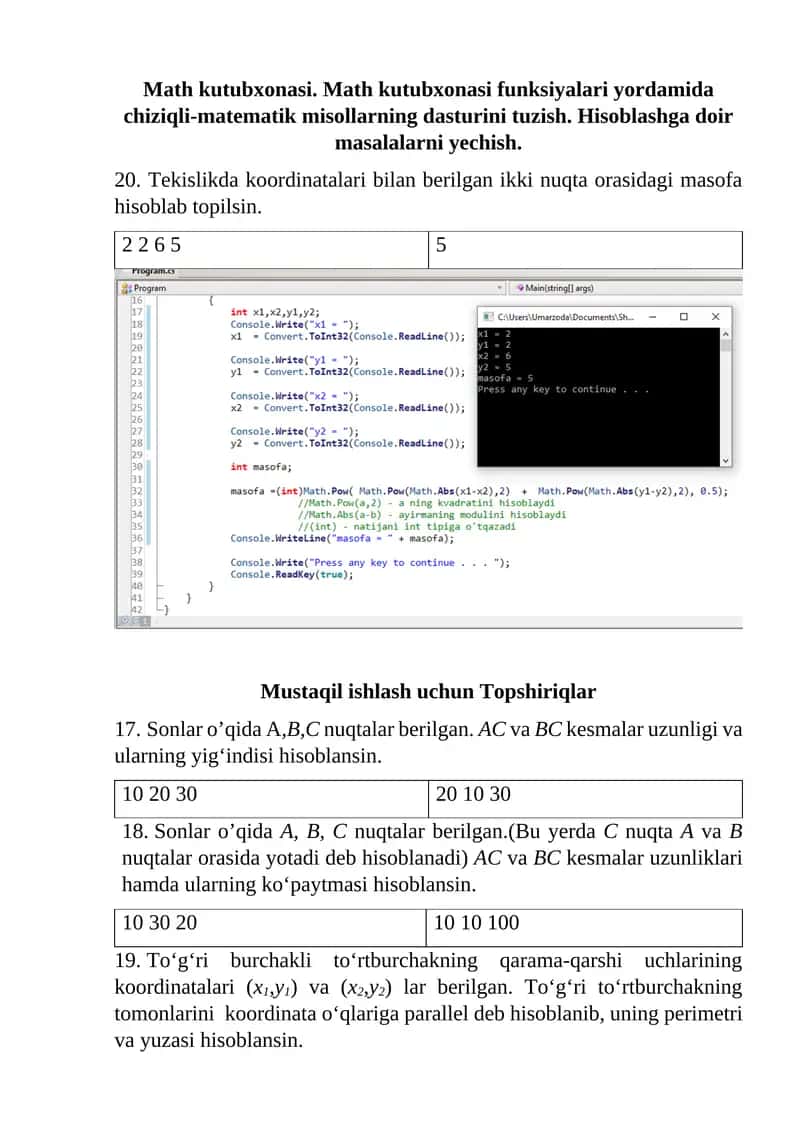 Math kutubxonasi 1