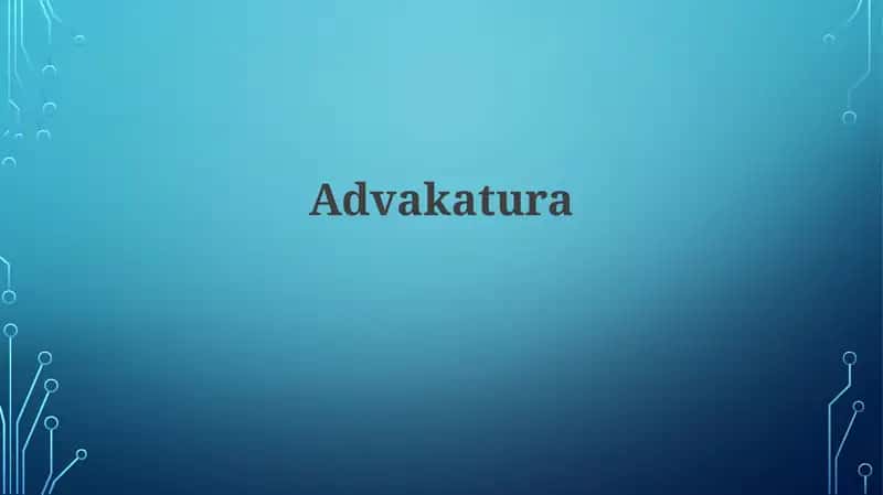 Advakatura 1