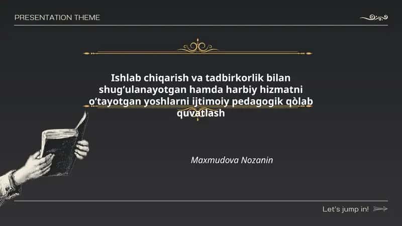 Kasbiy va iqtisodiy ko‘nikmalarni shakllantirish 1