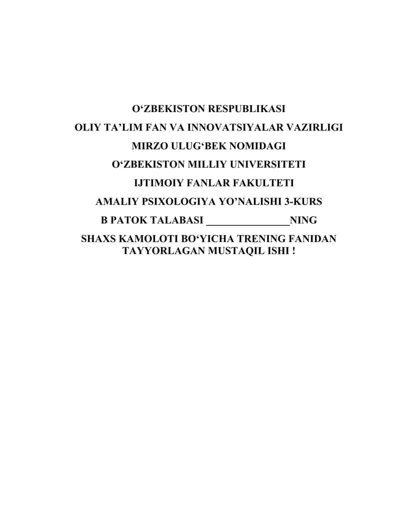 Geshtalt yondashuv boʻyicha nazariya 1