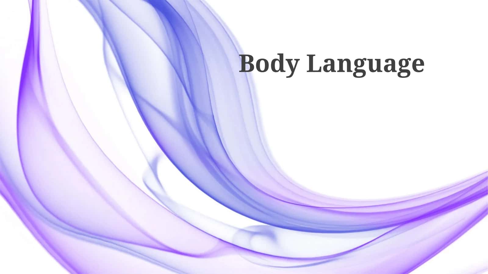 Body Language 1
