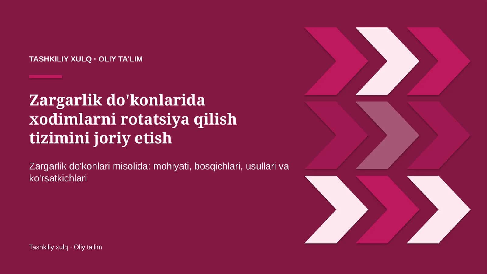 zargarlik do'konlarida xodimlarni rotatsiya qilish tizimini joriy etish 5698 1