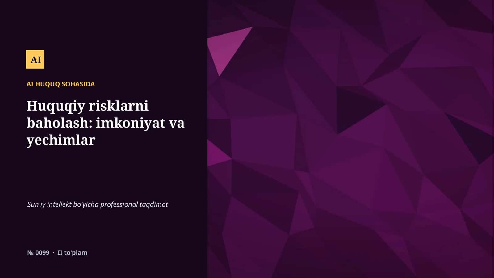 Mavzuga umumiy nazar 1