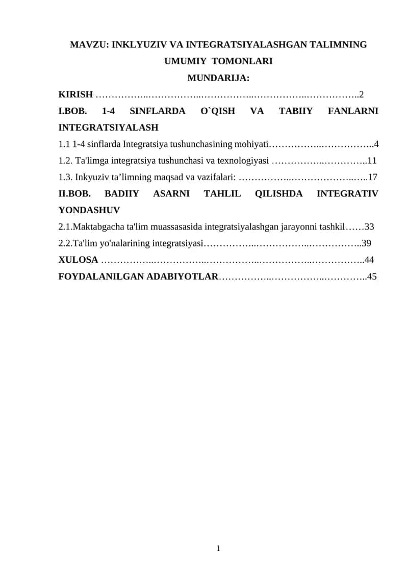 Integratsiya Modeli 1