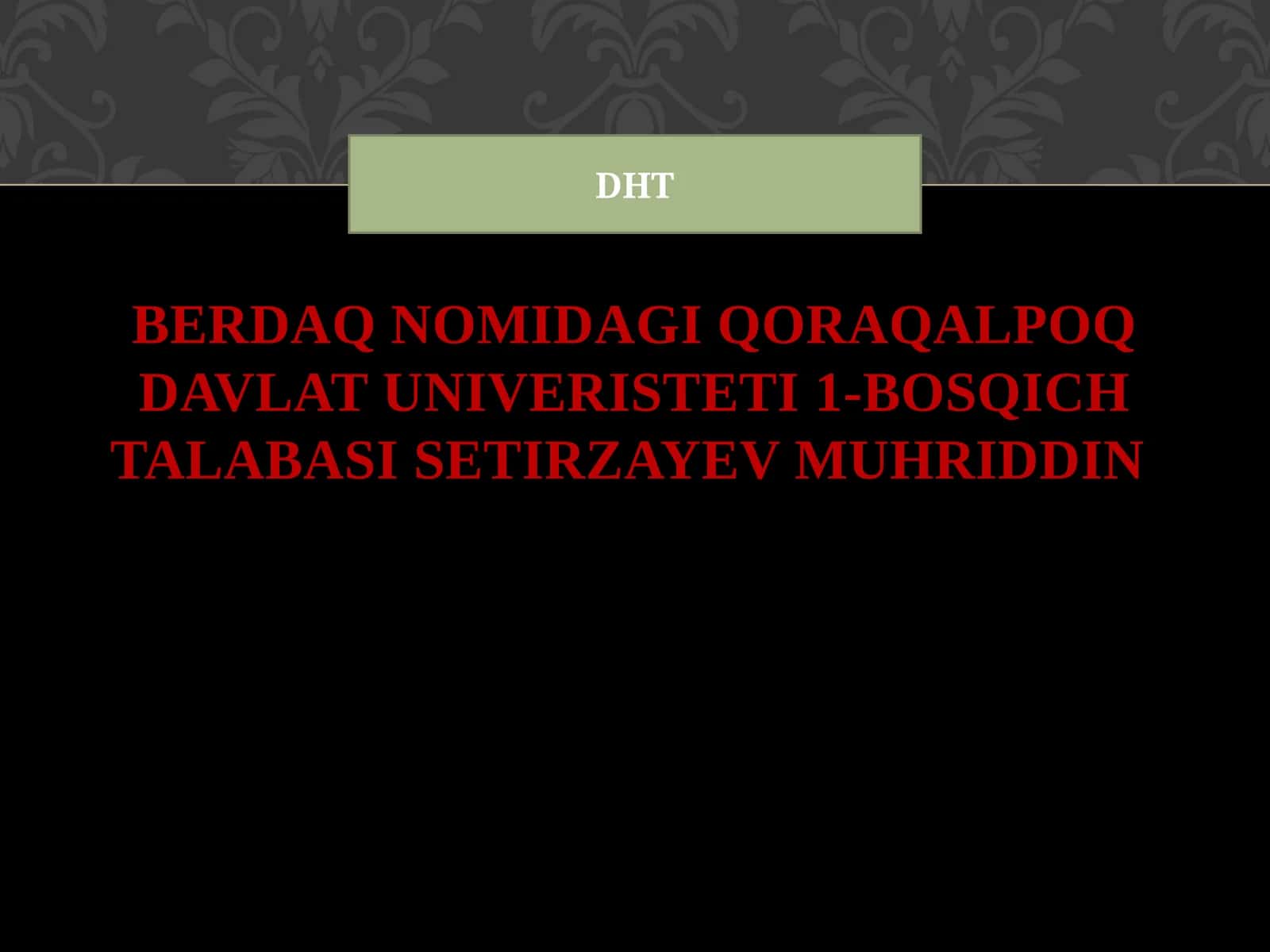 QADIMGI SHARQ DESPOTIYASI 1