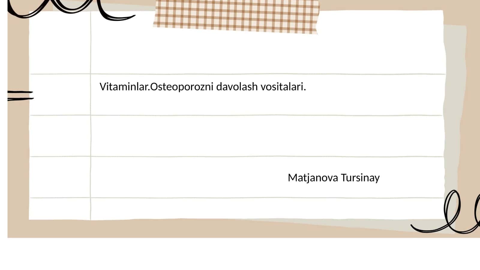 Immunitetga tasir etuvchi vositalar. Vitaminlar 1
