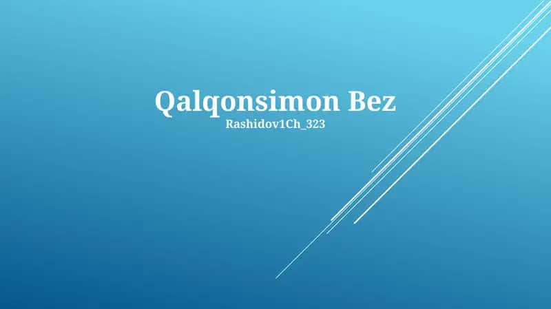 Qalqonsimon Bez 1