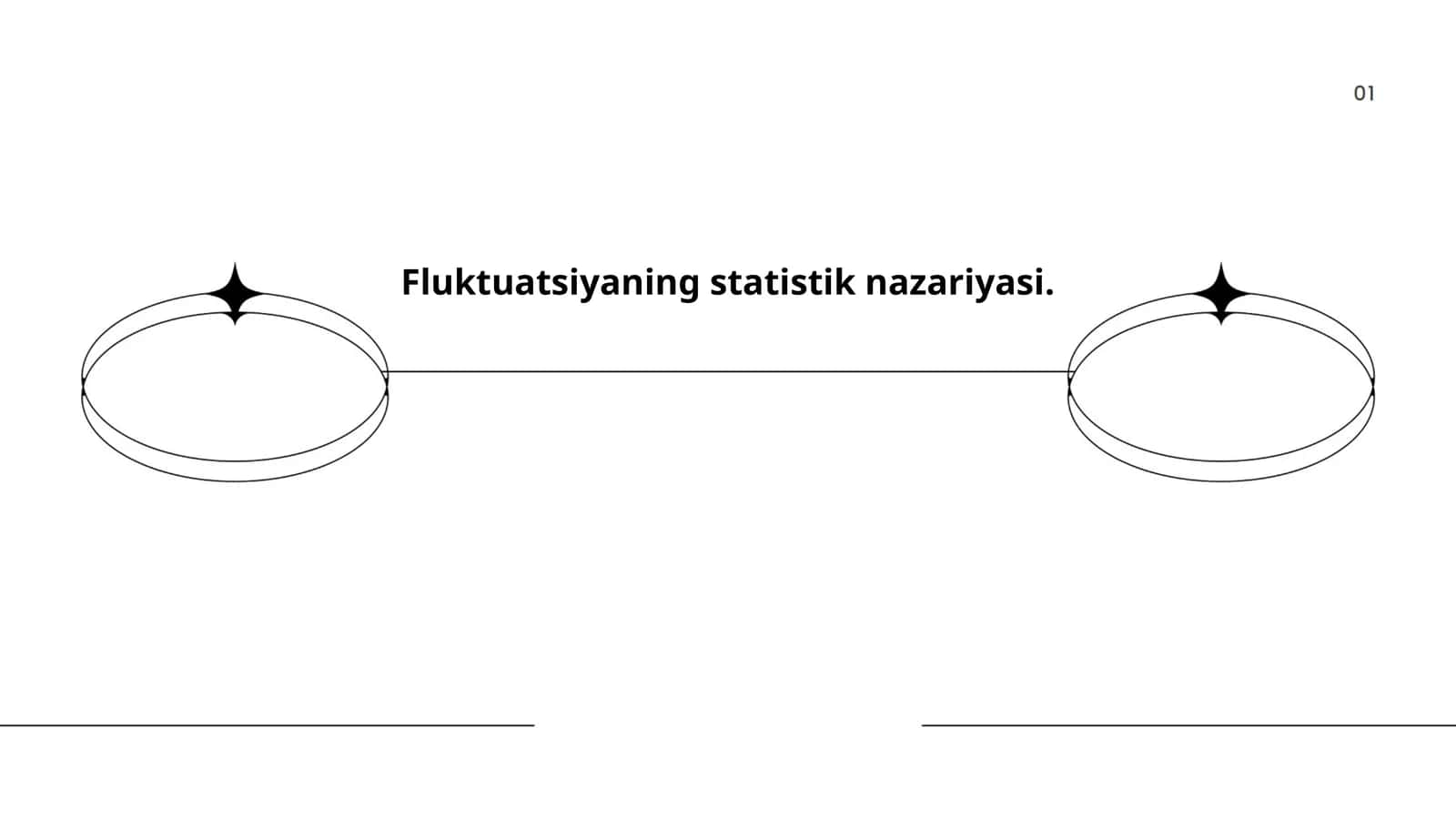Fluktuatsiyaning statistik nazariyasi 1