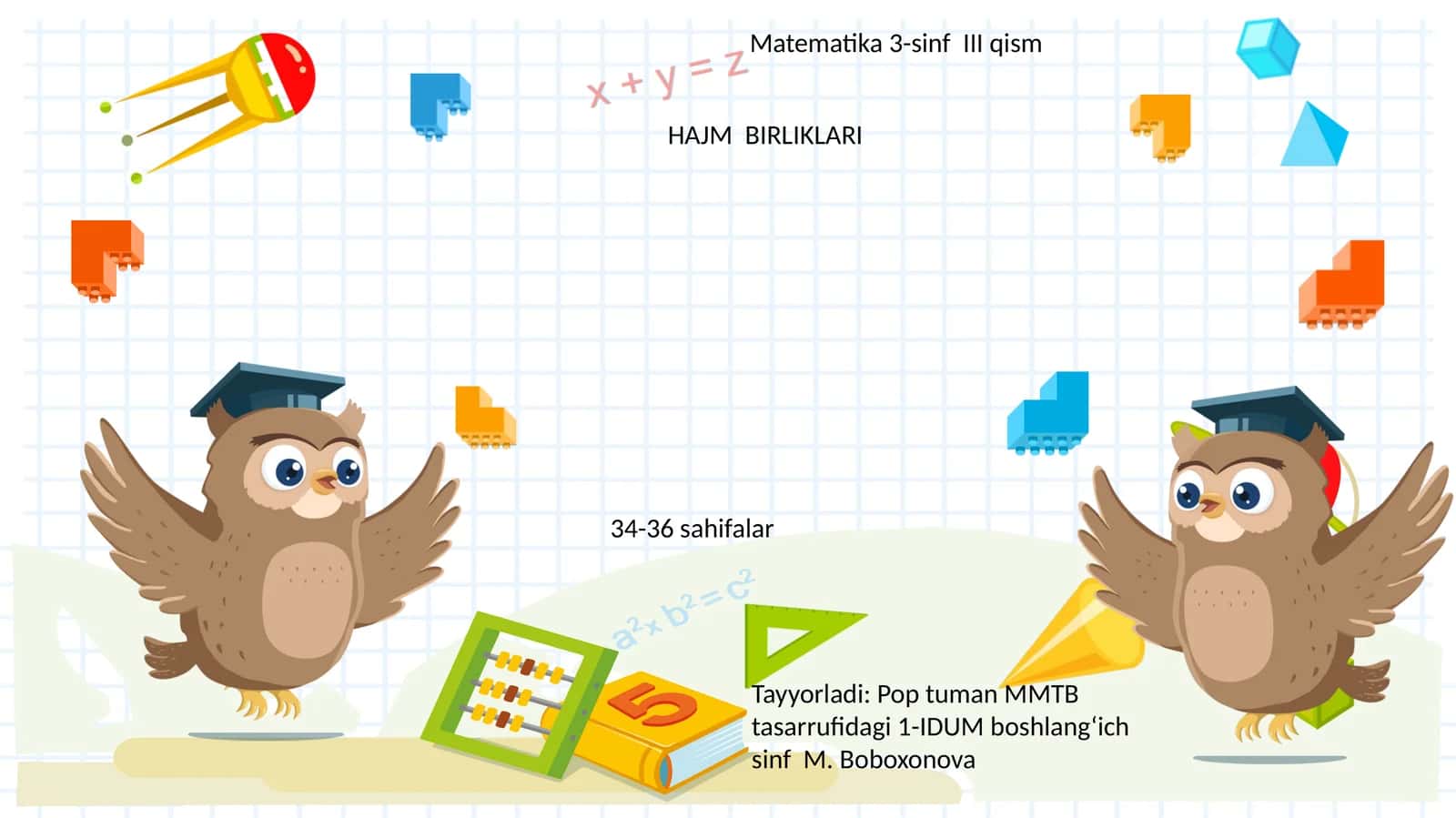Matematika 3-sinf III qism 1