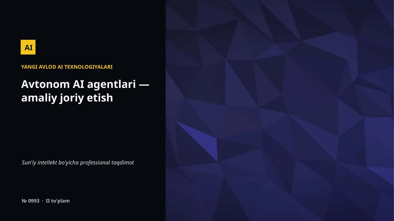YANGI AVLOD AI TEXNOLOGIYALARI 1