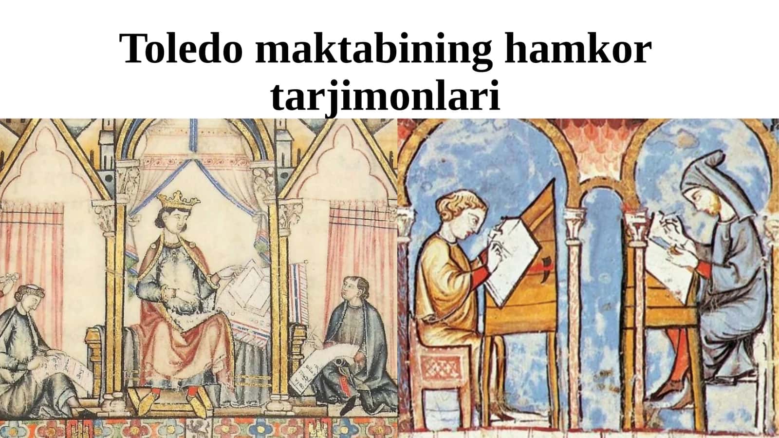 Toledo maktabining hamkor tarjimonlari. 1